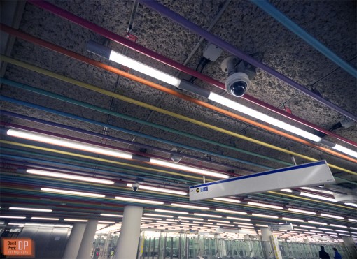 Photo taken in the underground tunnel of Rotterdam Central Station.