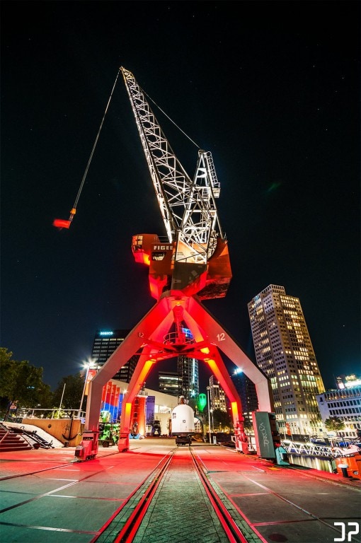 Rotterdam - The red crane