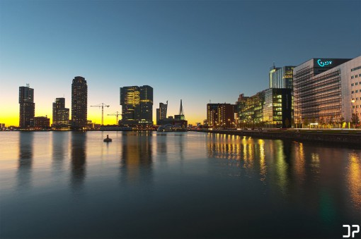 Skyline Wilhelminapier Rotterdam